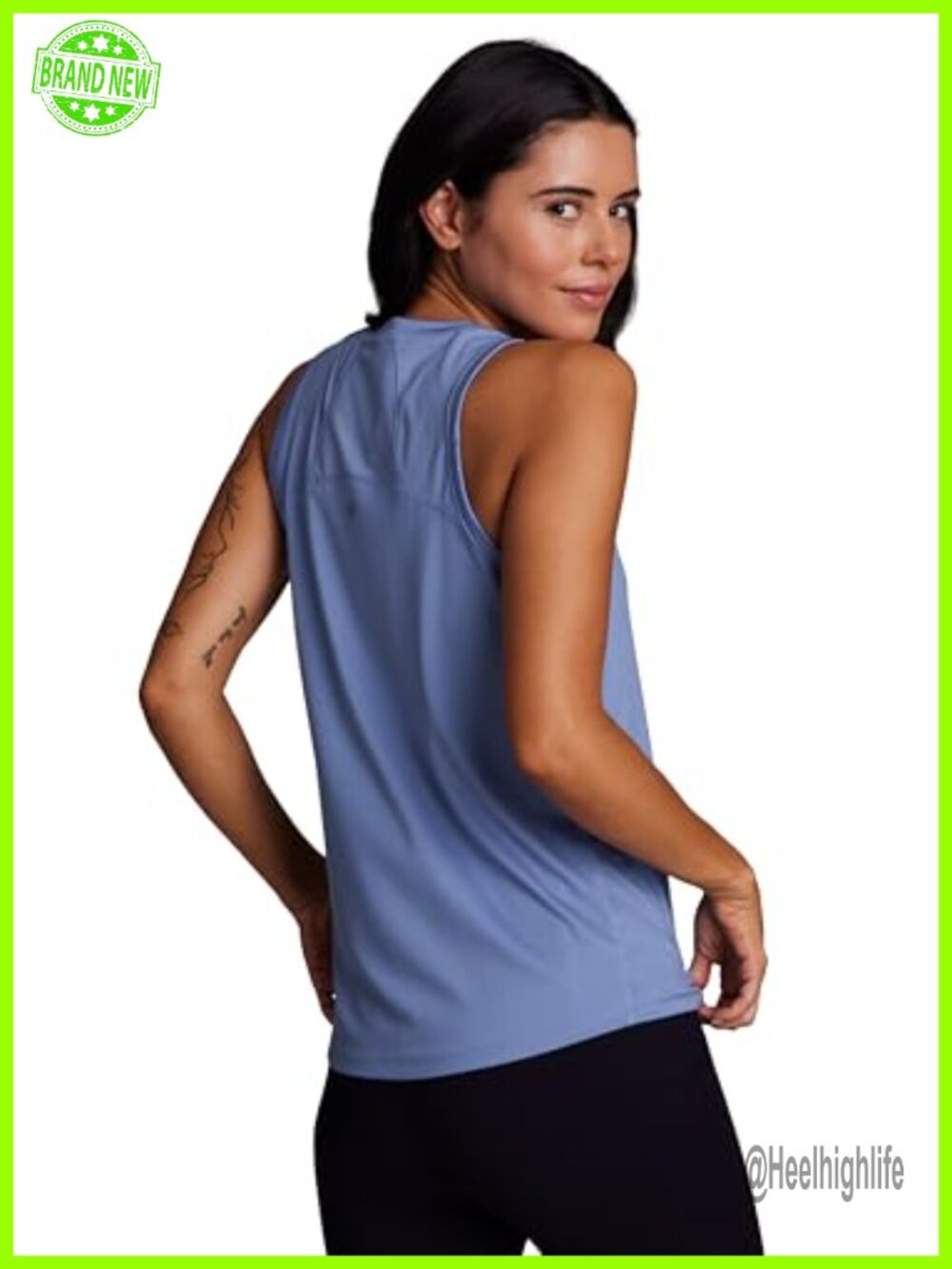 Quick-Dry Women's Mesh Panel Tank Top, Relaxed Fit Pull-On